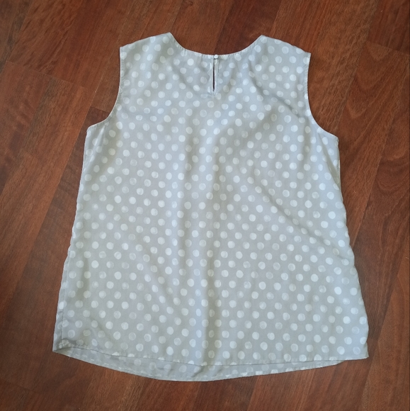 Merona Sleeveless Top w/ Polkadots - Picture 2 of 3